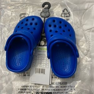 Cobalt Blue Toddler Crocs